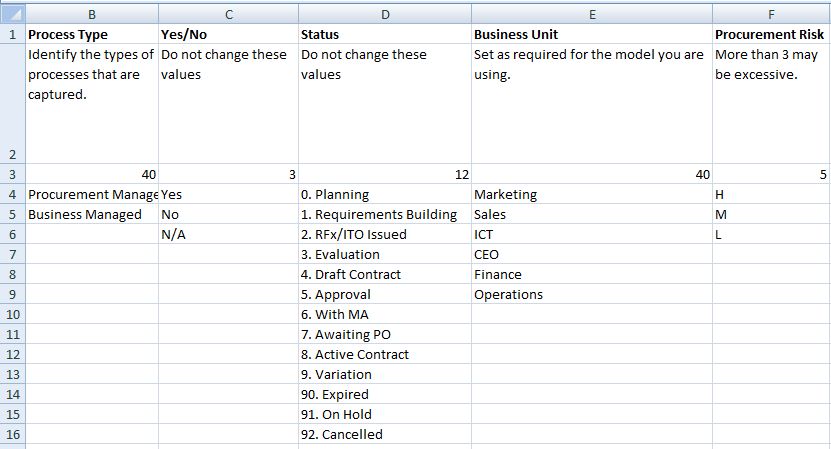 Lookups Values